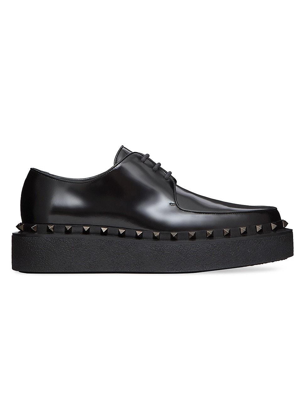 Mens Rockstud M-Way Single Monk Strap in Calfskin Product Image