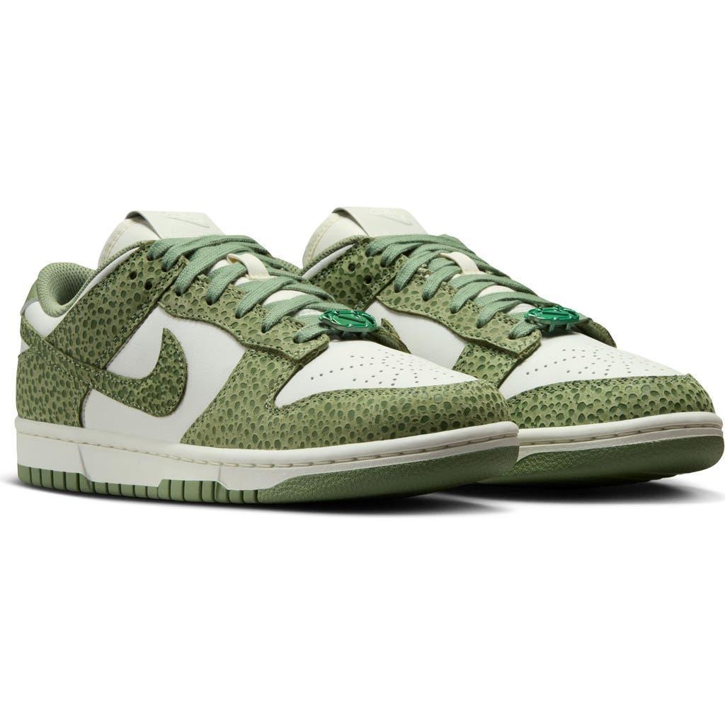 NIKE Dunk Low Premium Basketball Sneaker In White Product Image