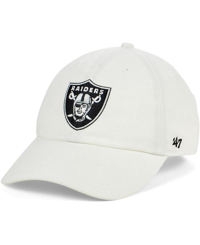 Womens 47 White Las Vegas Raiders Confetti Clean Up Adjustable Hat Product Image