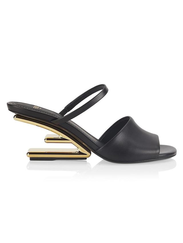 Womens Fendi First Leather Mules Product Image