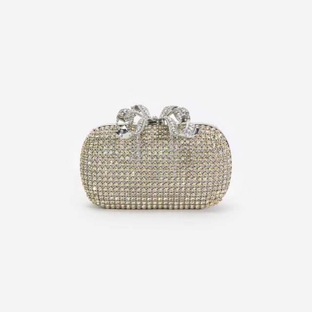 Champagne Chainmail Clutch Bag Product Image