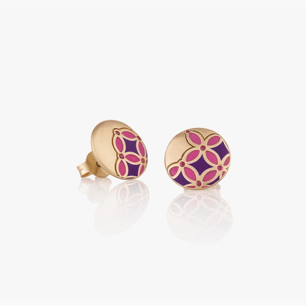 Womens Imber Goldtone & Bezel-Set Crystal Stud Earrings Product Image