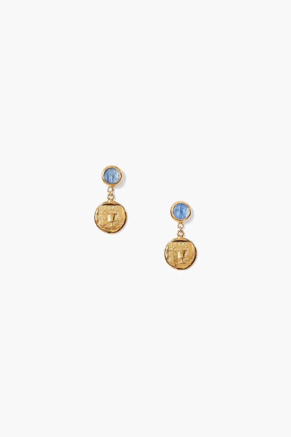 Chan Luu Vessel Drop Earrings Gold Mix Product Image