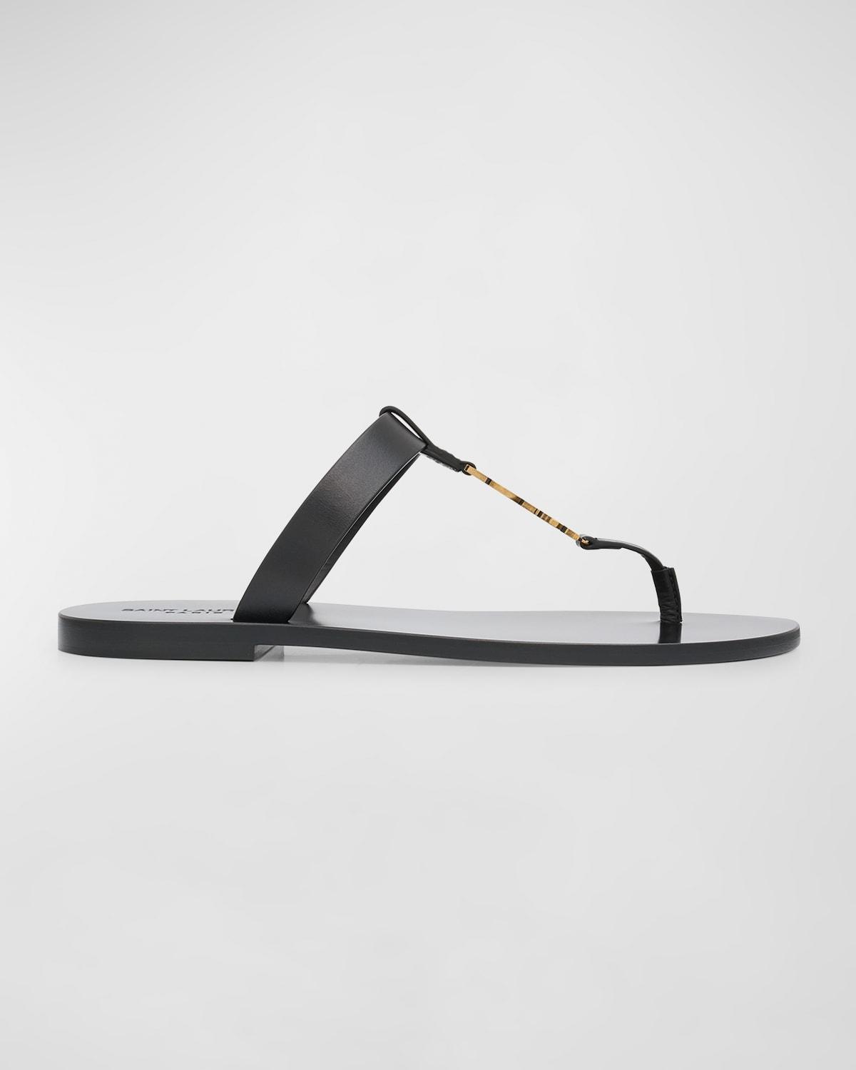 Men's Pepe 05 YSL Slide Sandals in Leather Product Image