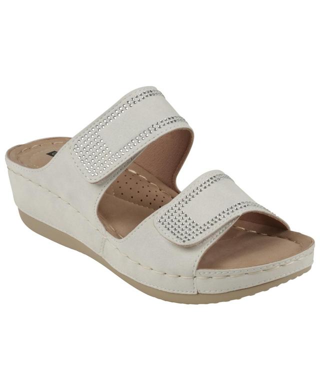 Gc Shoes Womens Rea Embellished Wedge Sandals Product Image