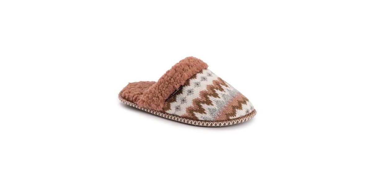 MUK LUKS Frida Womens Scuff Slippers Product Image