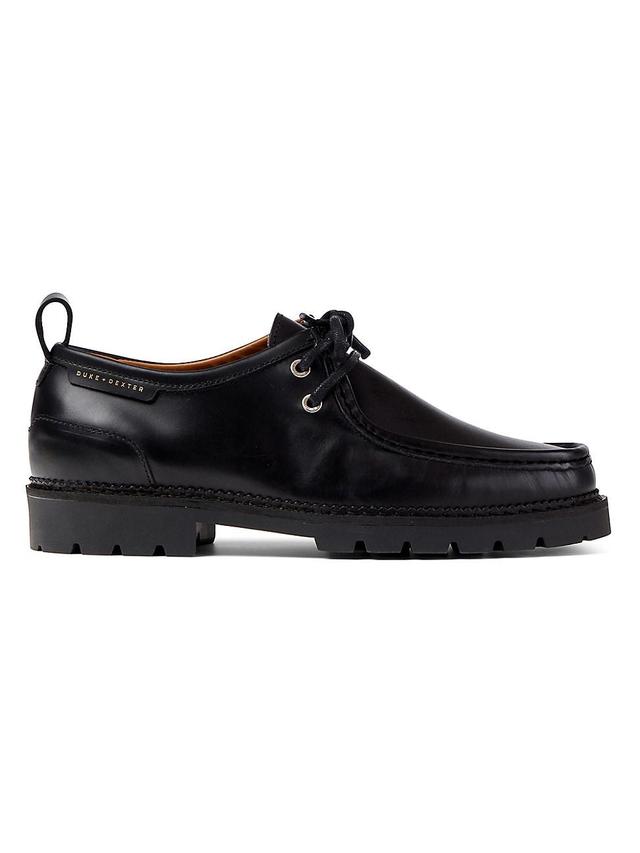 Mens Moby Crimped Leather Low-Top Boots Product Image