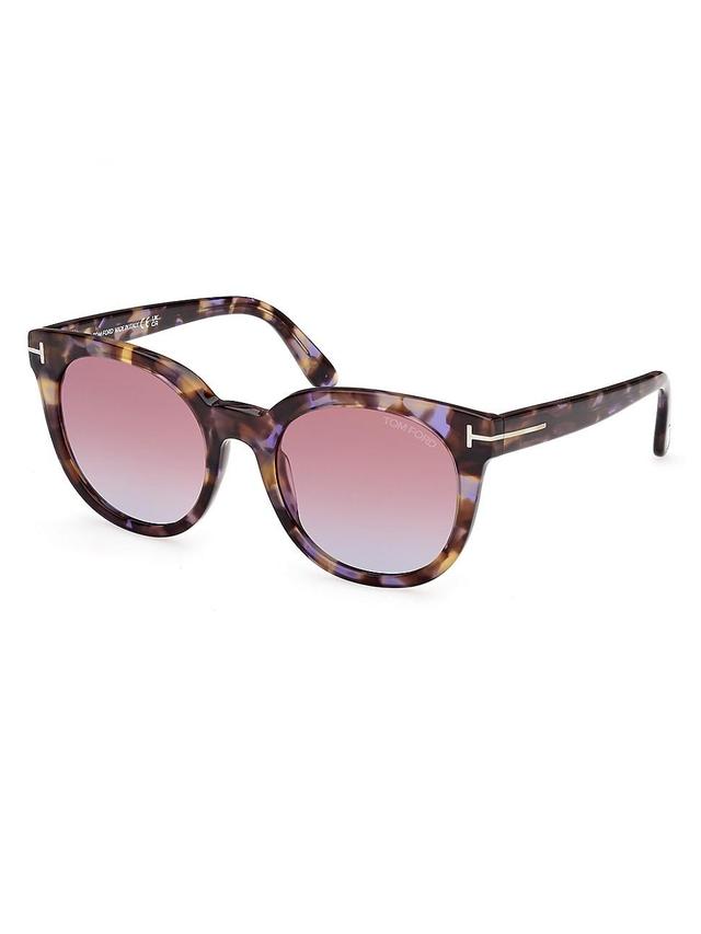 Womens 53MM Butterfly Sunglasses Product Image