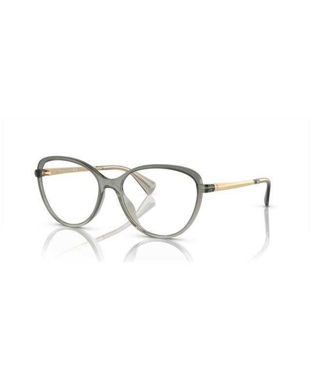 Ralph by Ralph Lauren Womens Eyeglasses, RA7157U - Shiny Transparent Gray Product Image