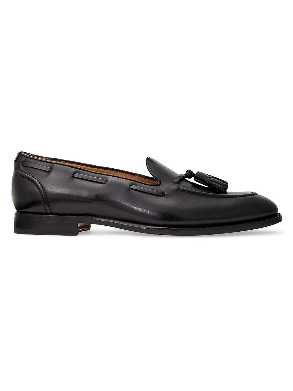 Mens Luther Tasseled Leather Loafers Product Image