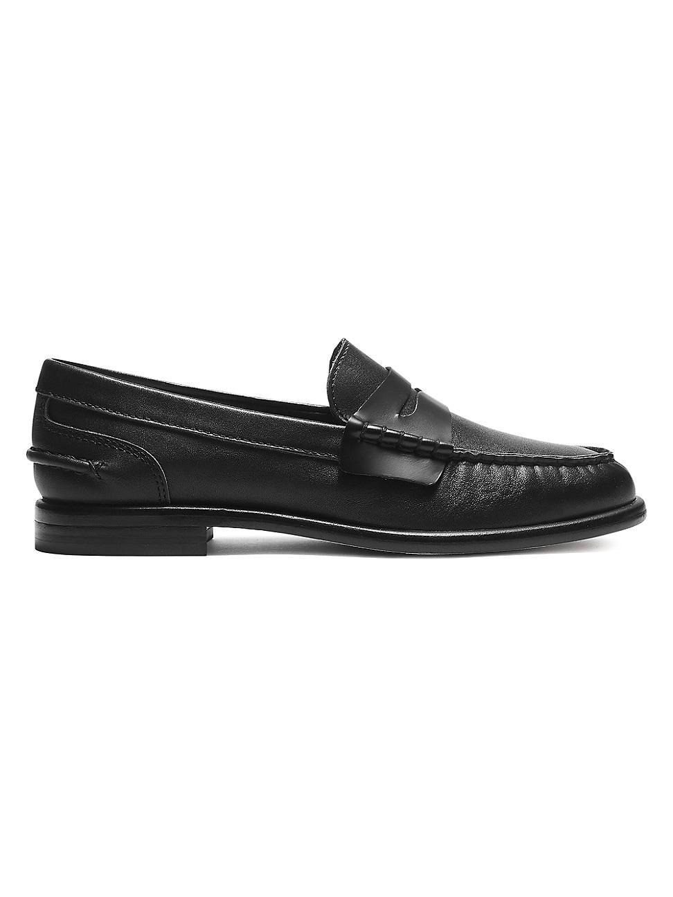 Womens Carter Leather Loafers Product Image