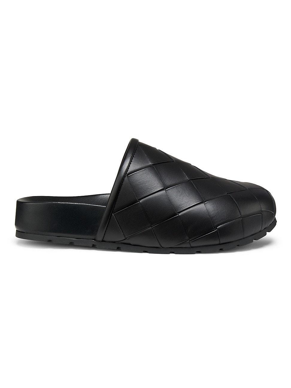 Womens Reggie Intrecciato Leather Clogs Product Image