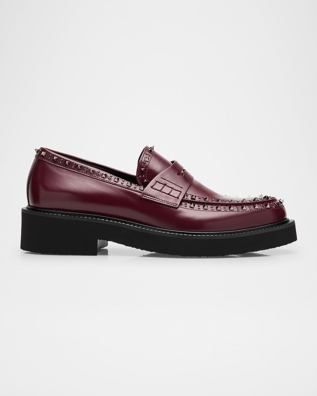 Mens Gentleglam Calfskin Penny Loafers Product Image