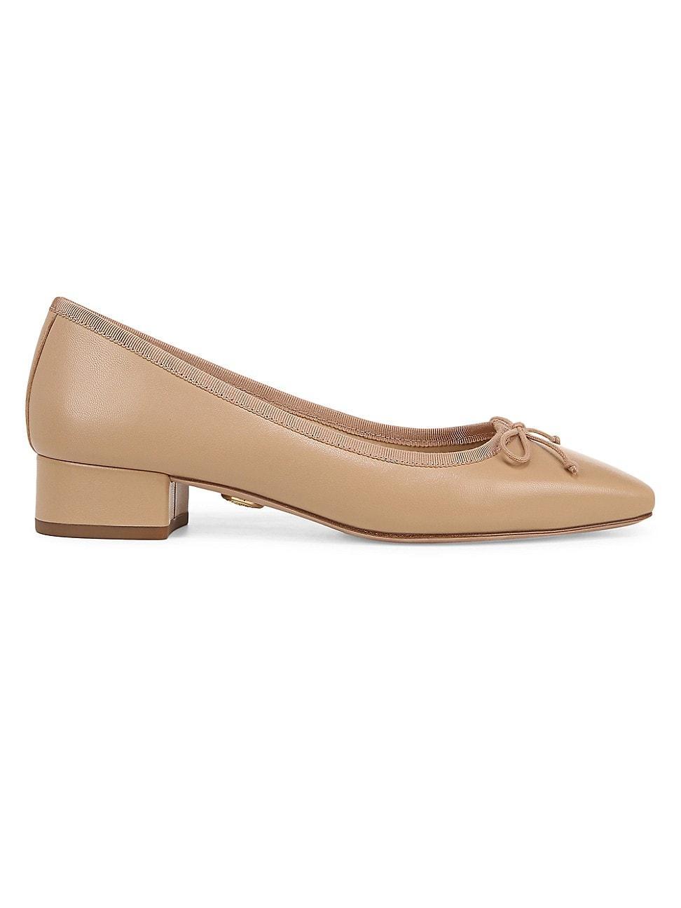 Womens Cecile 30MM Leather Pumps Product Image