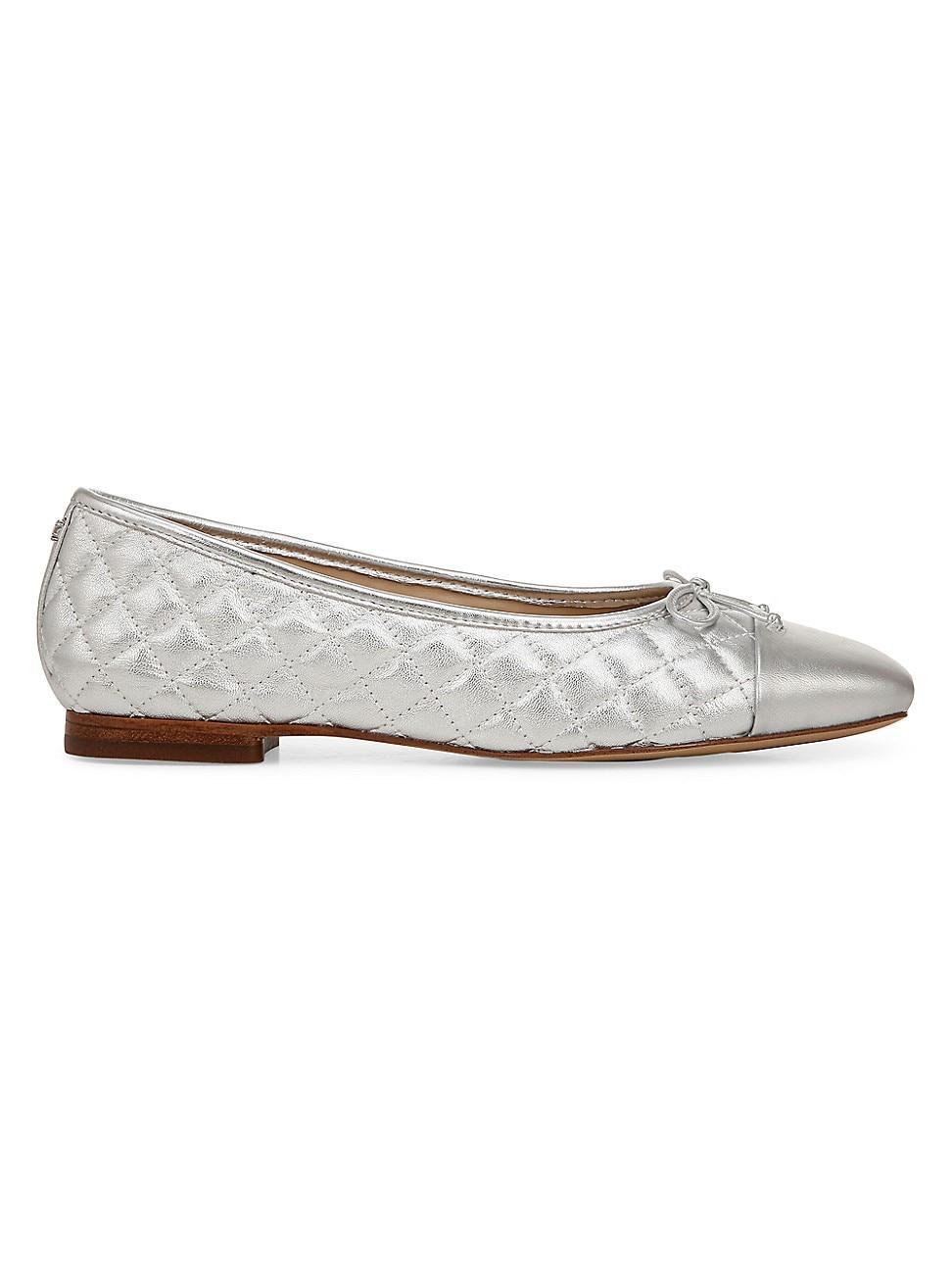 Womens Marilyn Quilted Ballet Flats Product Image