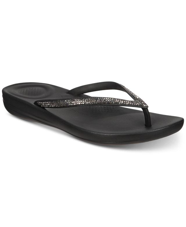 FitFlop Womens Iqushion Sparkle Flip-Flop Sandal Product Image