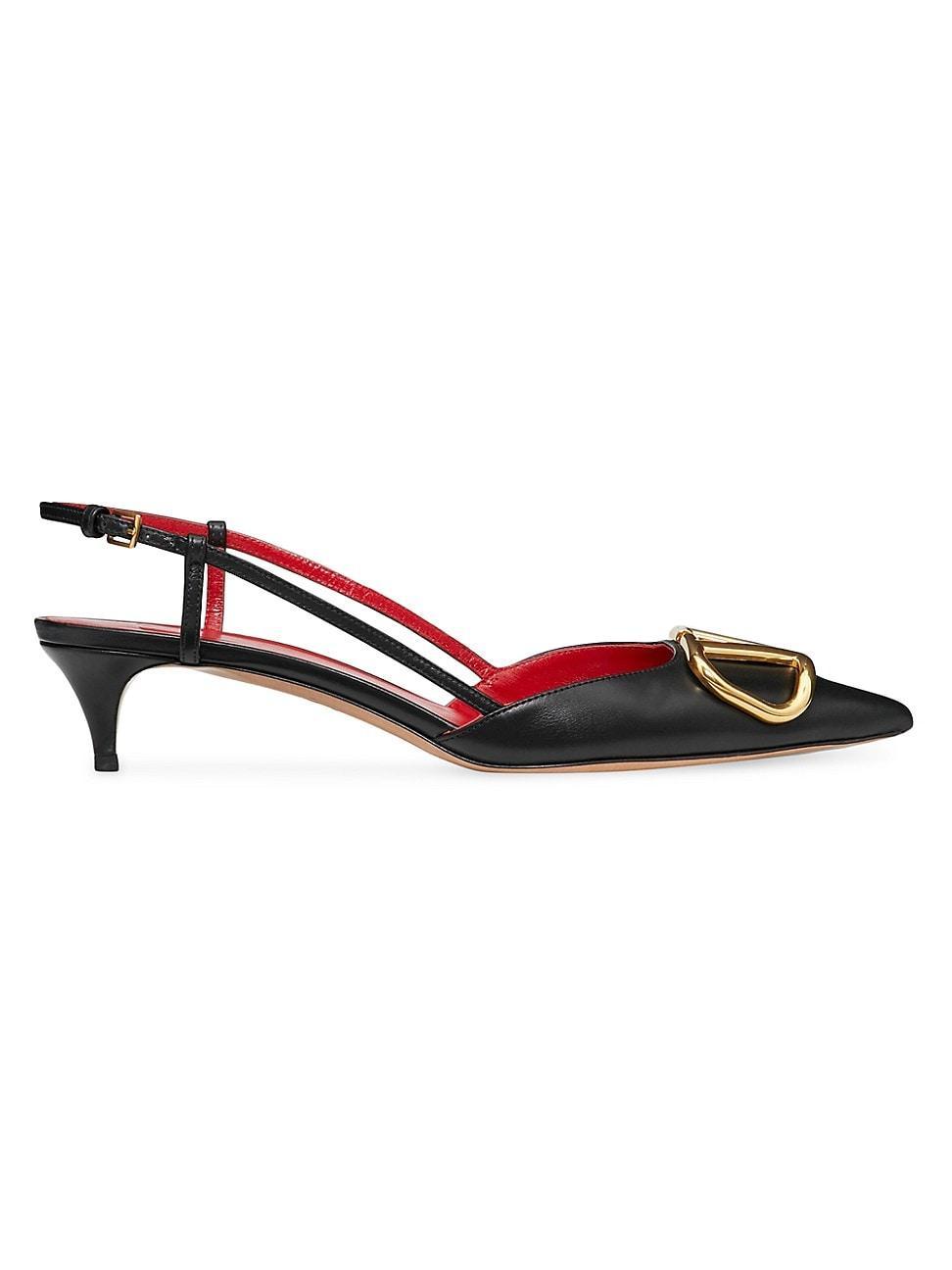 VLogo Signature Calfskin Slingback Pumps 40MM Product Image