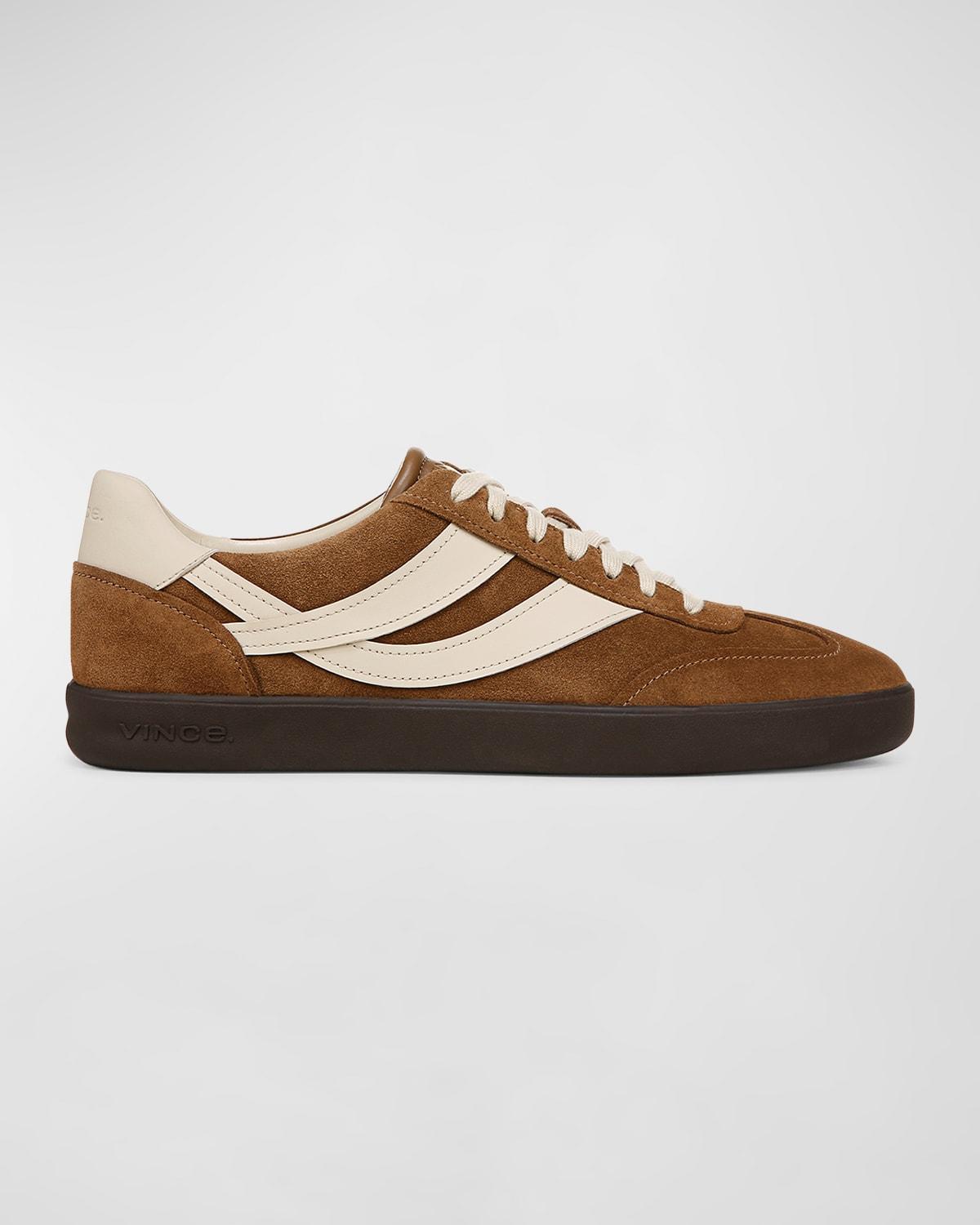 Men's Oasis Mixed Leather Retro Sneakers Product Image