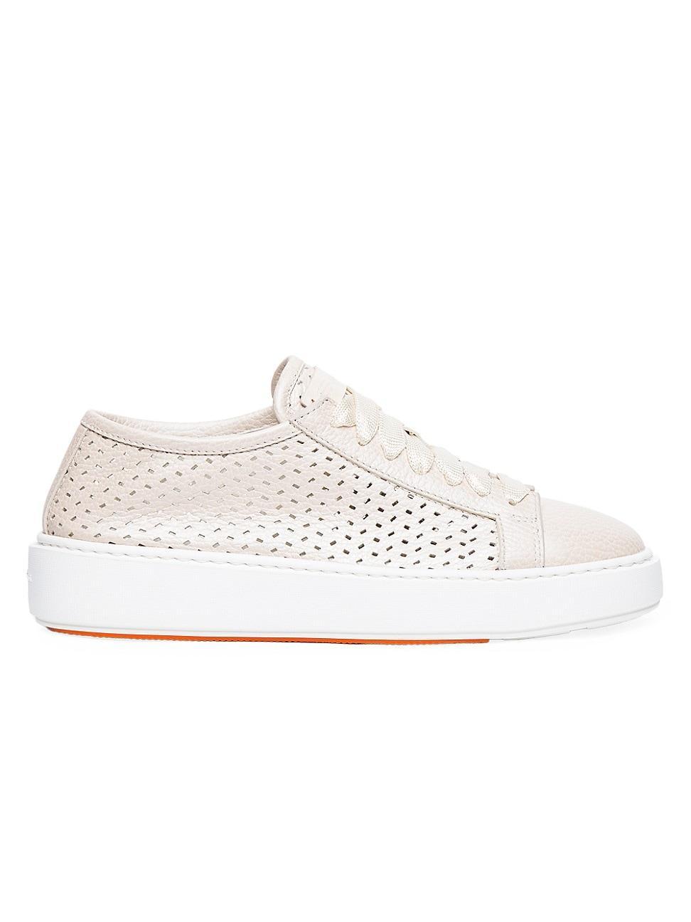 Womens Laser Cut Low-Top Sneakers Product Image