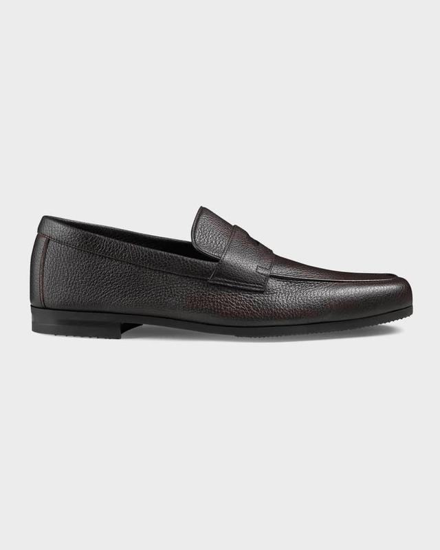 Mens Coin C Coin Signature Leather Loafers Product Image