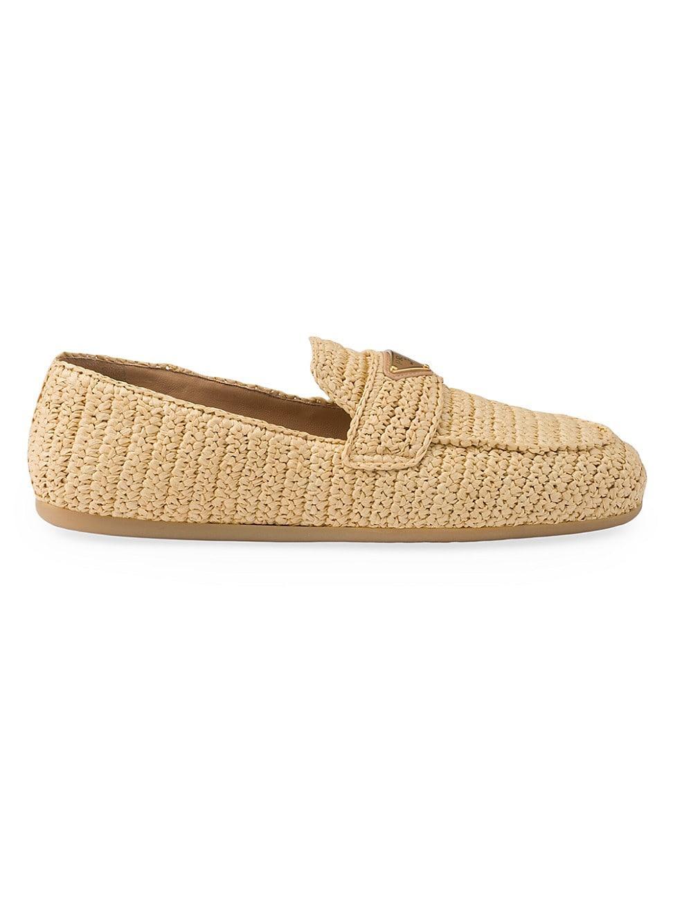 Womens Woven Fabric Loafers product image