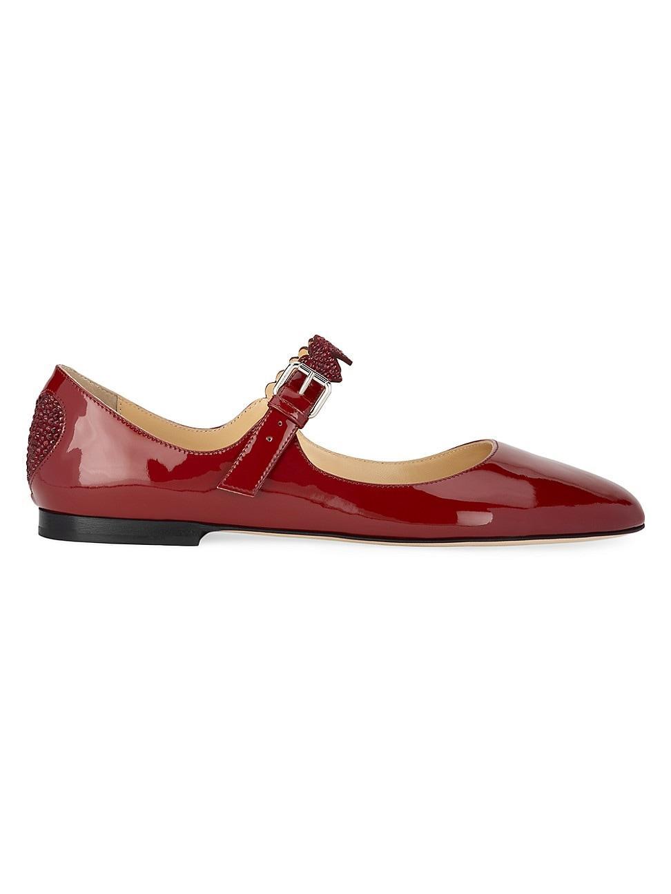 Womens Petit Coeur Patent Leather Ballerina Flats product image