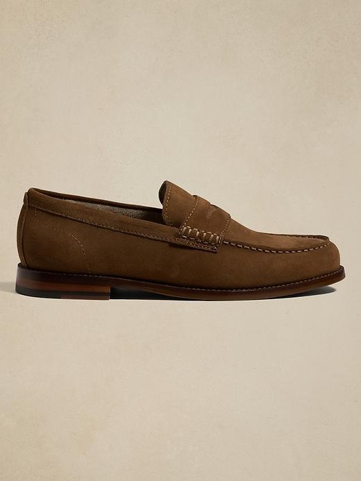 Classic Suede Penny Loafer Product Image