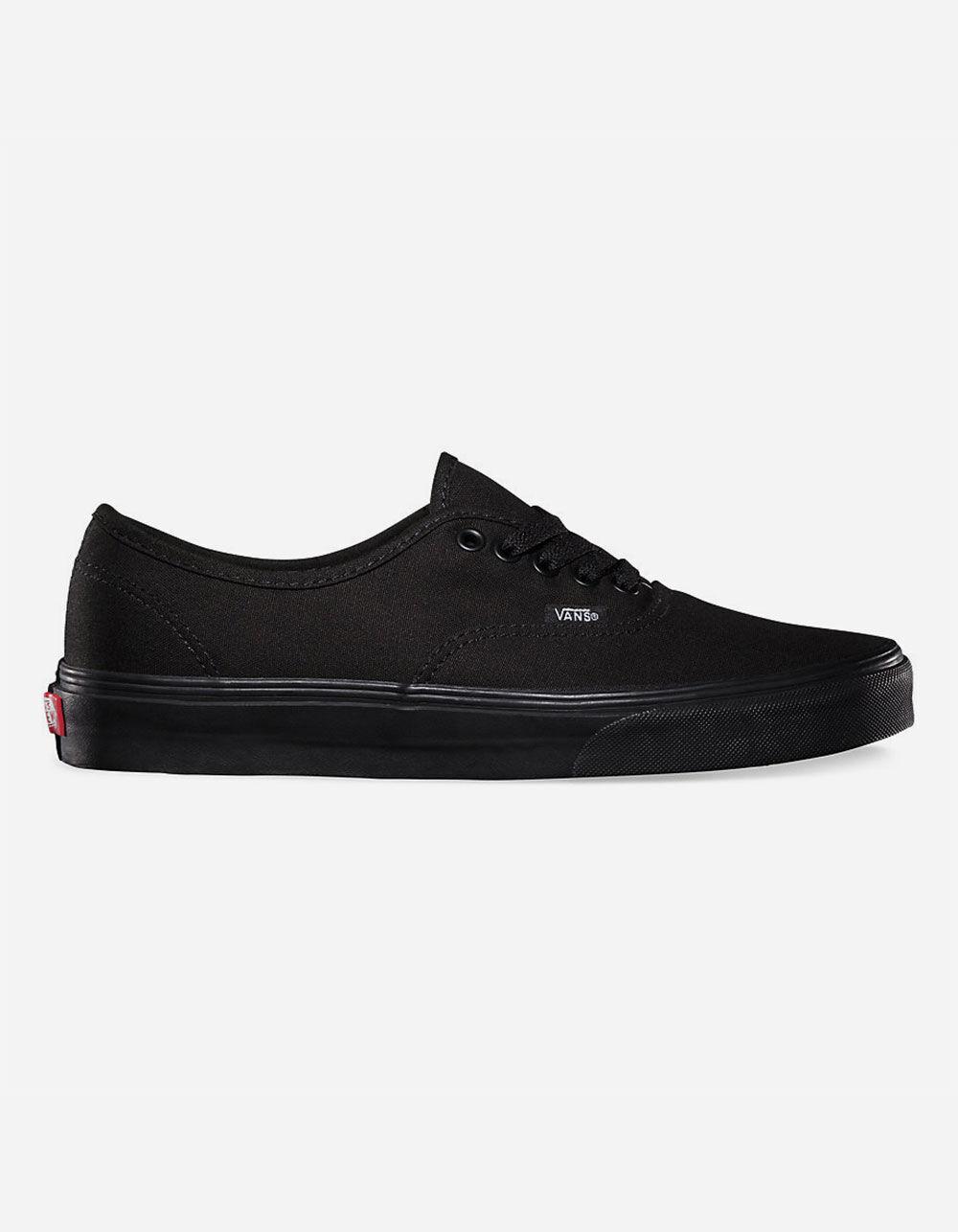 VANS Authentic Black & Black Shoes Product Image