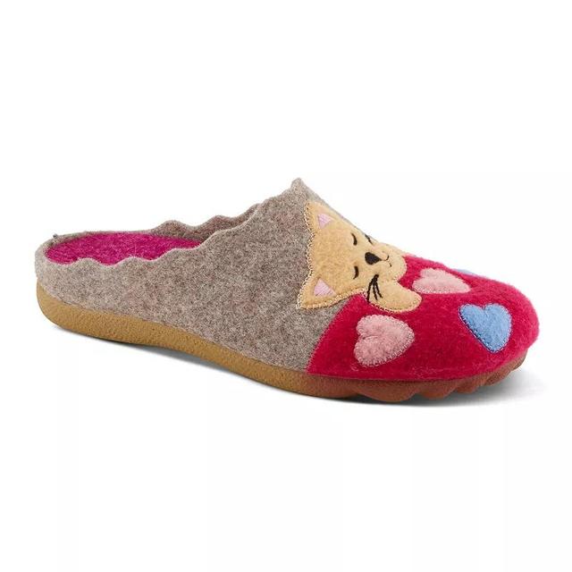 Flexus by Spring Step Wool Cuttlecat Womens Slippers Pink Team Product Image