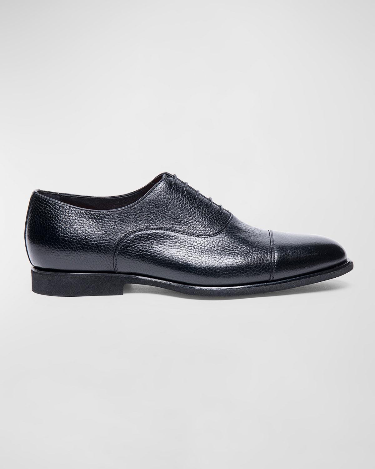 Mens Darian Grained Leather Oxfords Product Image