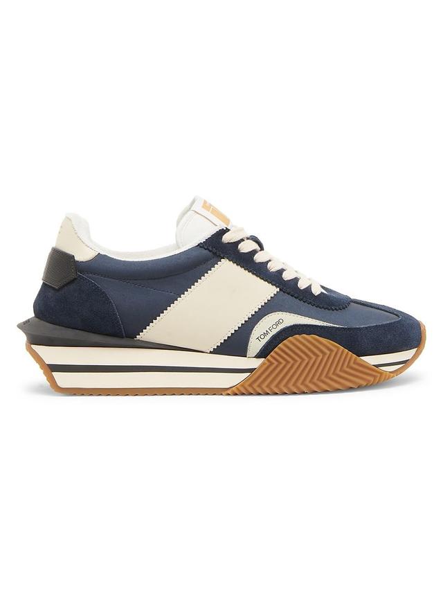 TOM FORD James Mixed Media Low Top Sneaker Product Image