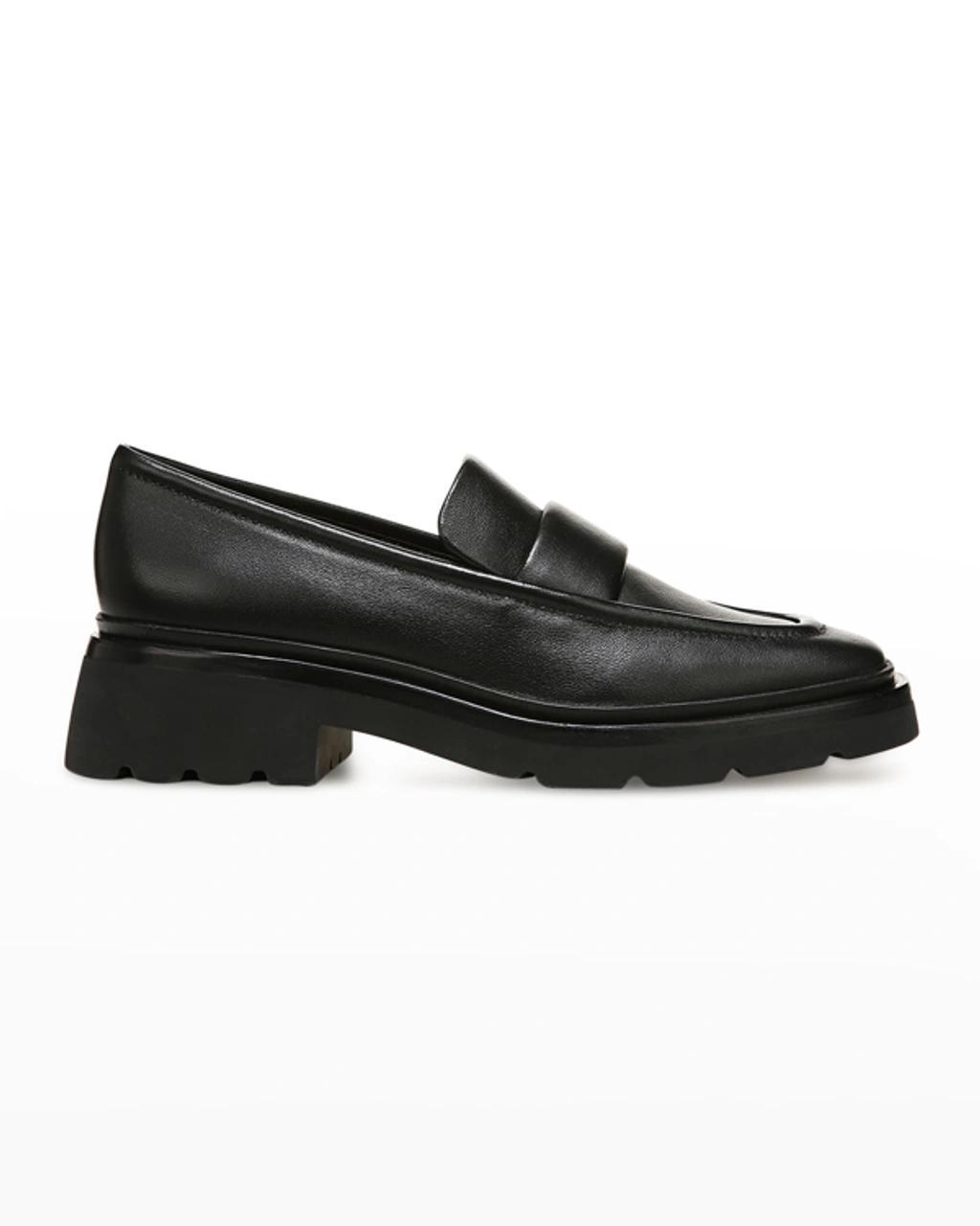 Robin Leather Loafers In Black Product Image