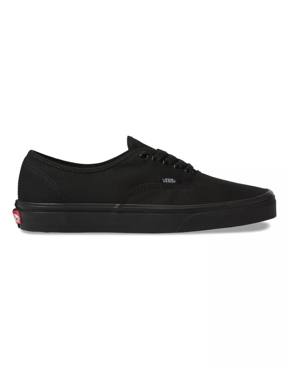 VANS Authentic Black & Black Shoes Product Image