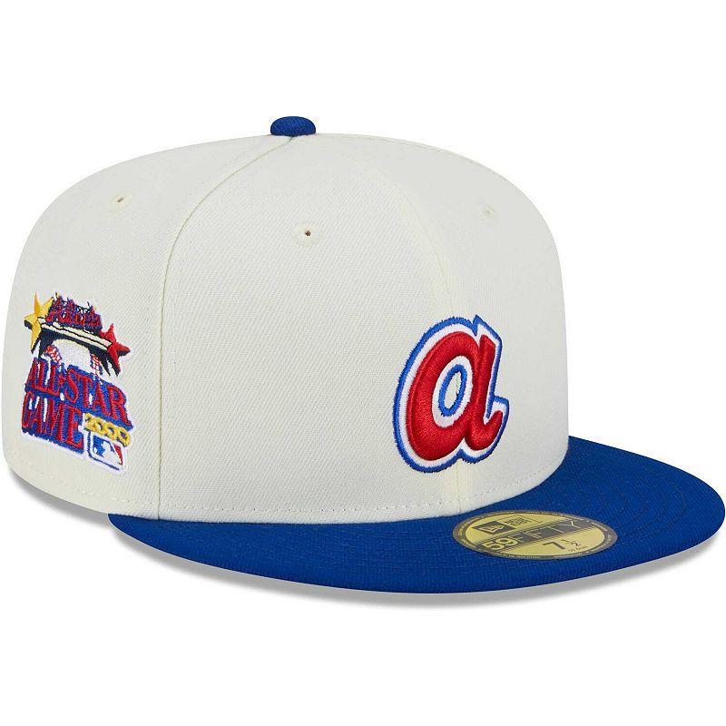 New Era Mens Atlanta Braves New Era Braves 5950 Retro E1 - Mens Beige/Blue Product Image