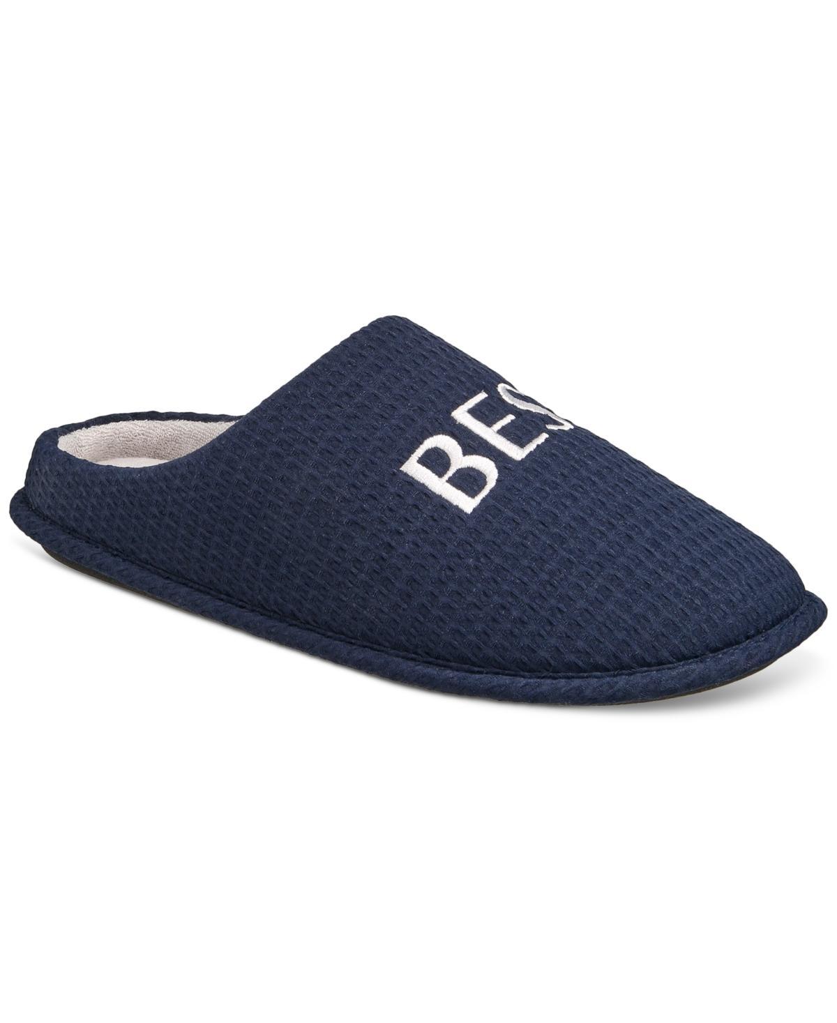 Club Room Mens Best Dad Embroidered Slippers, Created for Macys Product Image