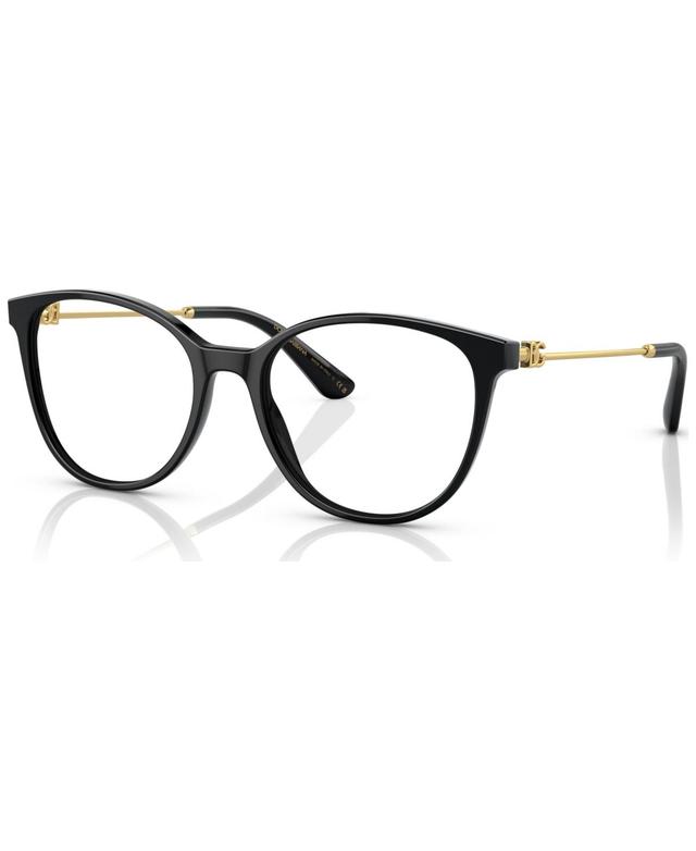 Dolce&Gabbana Womens Eyeglasses, DG3363 - Black Product Image