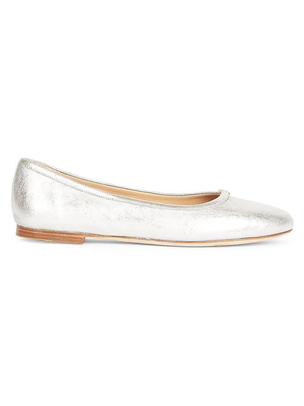 Marcie Metallic Ballerina Flats Product Image