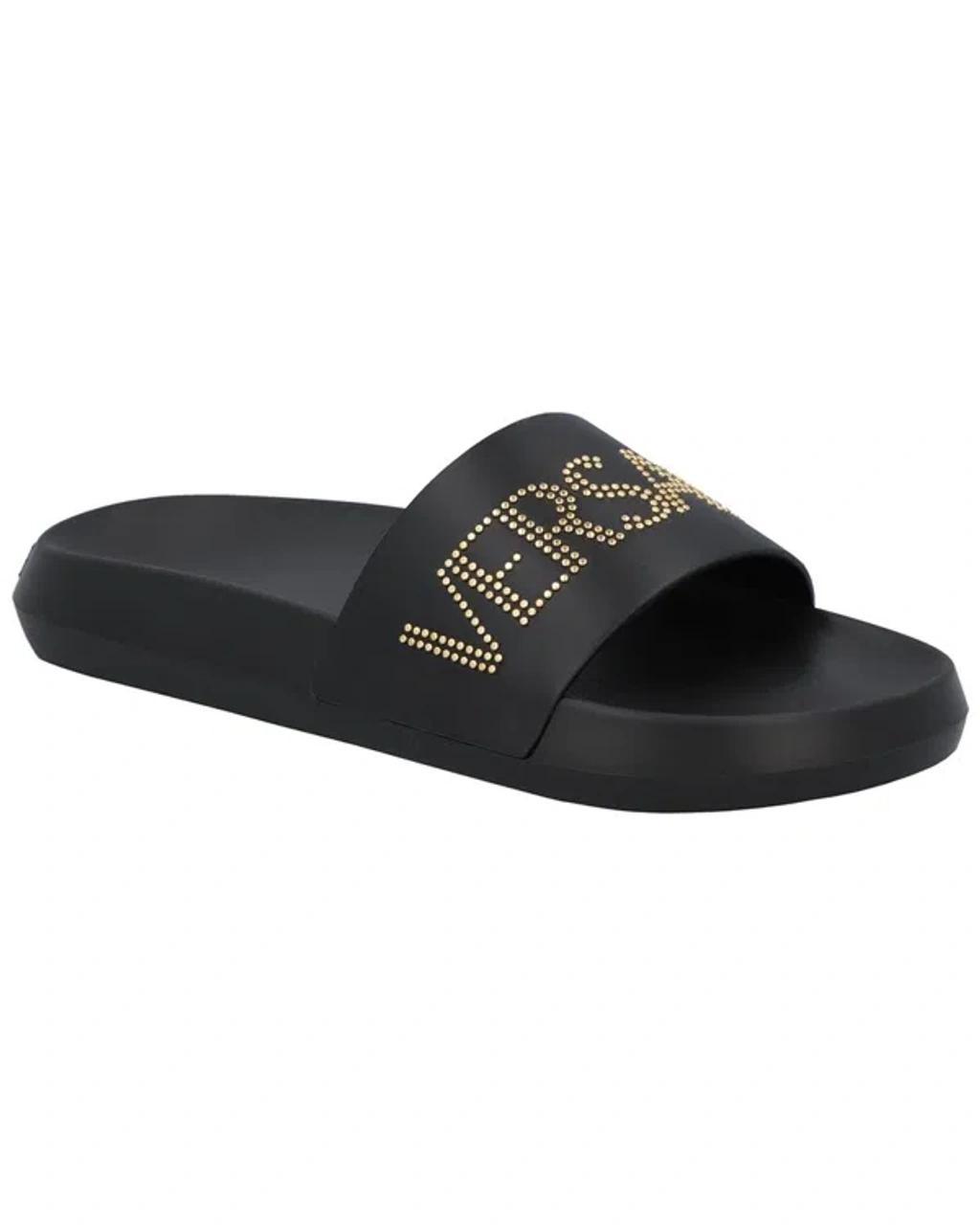 VERSACE Rubber Slide In Black Product Image