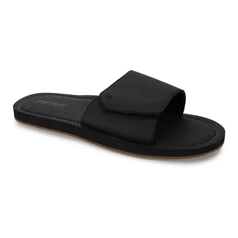 Dockers Mens Every Day Slide Sandals Black Product Image