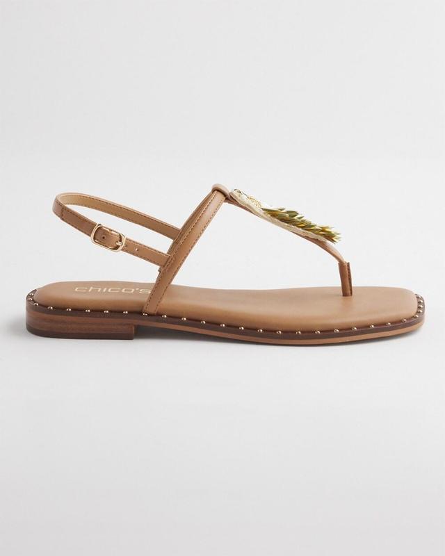 Parrot T-Strap Sandals Product Image