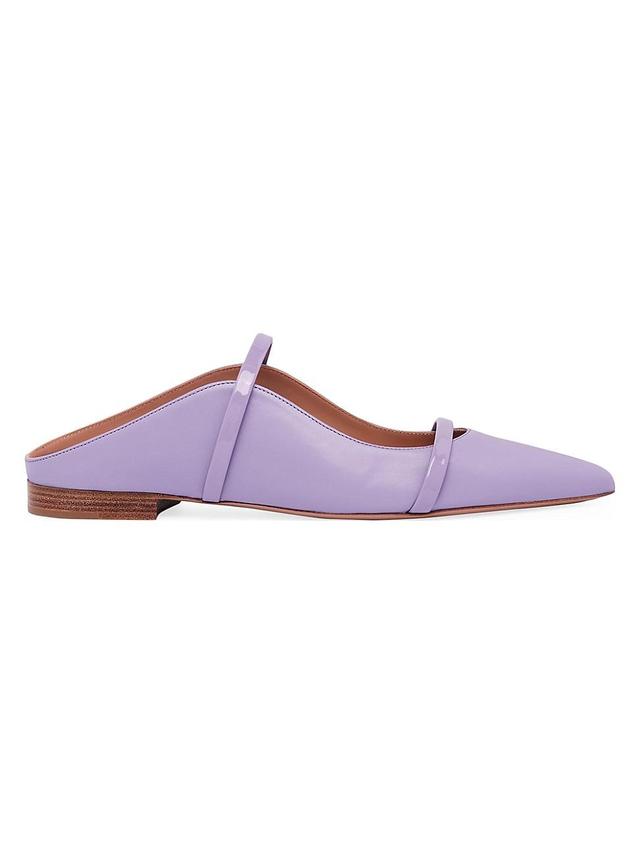 Womens Maureen Leather Flat Mules Product Image