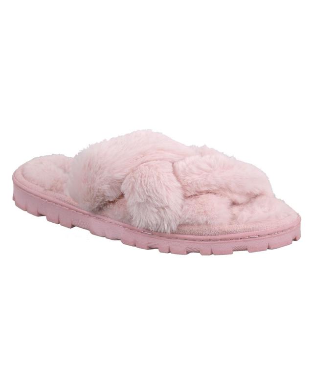 French Connection Womens Plush Braided Slipper Product Image