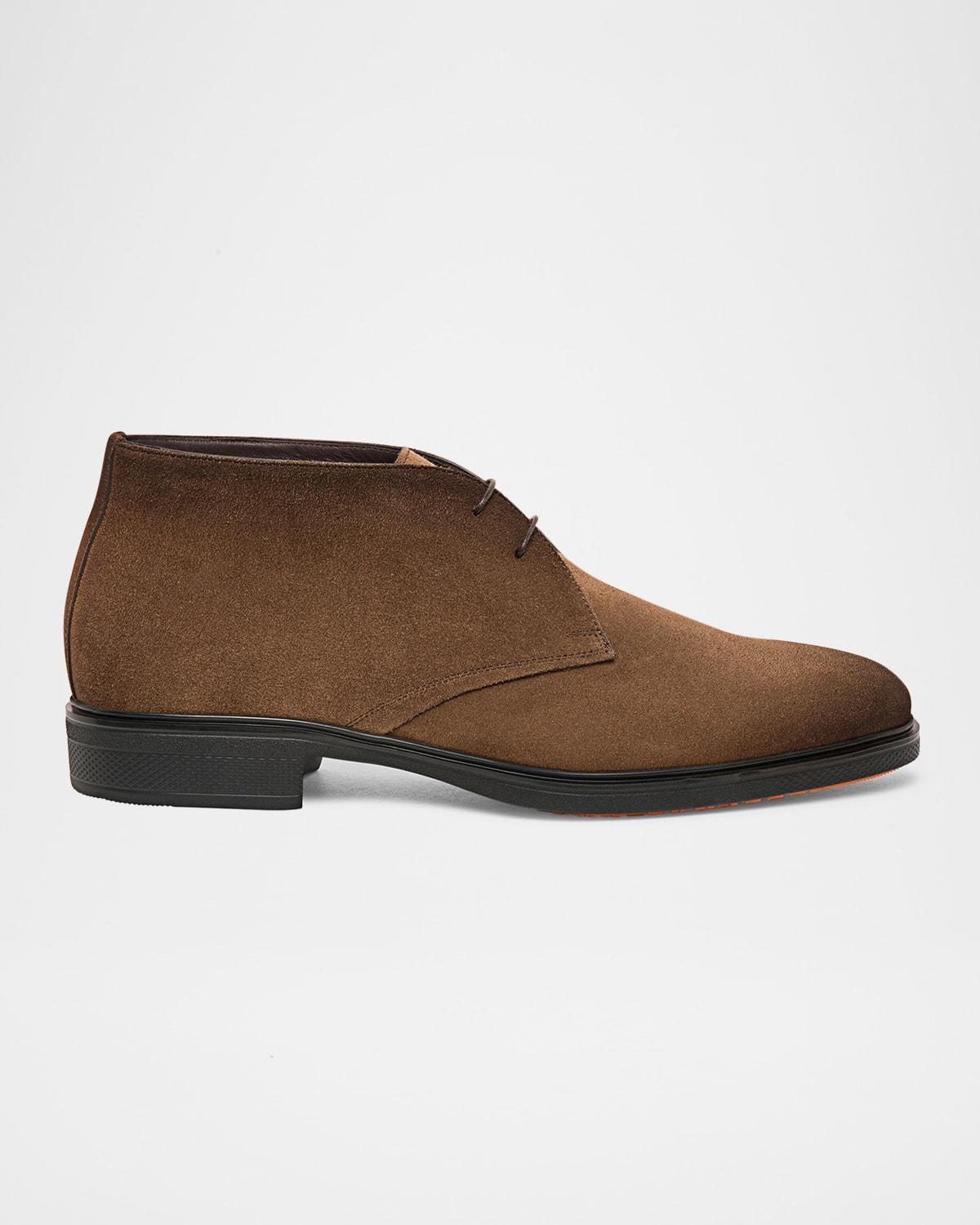 Mens Burnished Suede Derbys Product Image