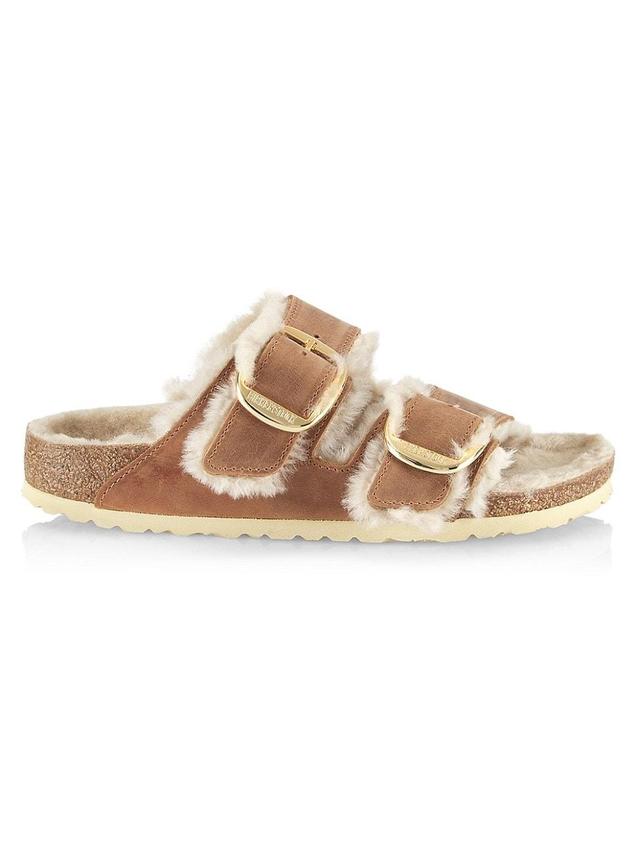 Womens Arizona Buckled Shearling Sandals Product Image