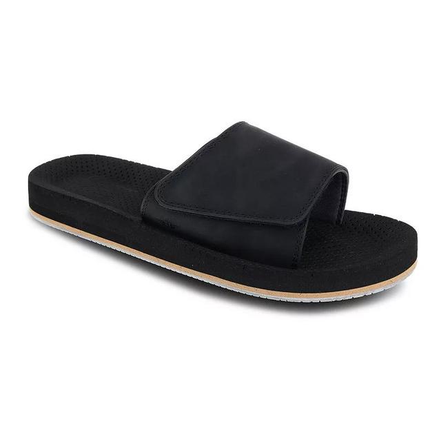 Dockers Mens Performance Slide Sandals Black Product Image