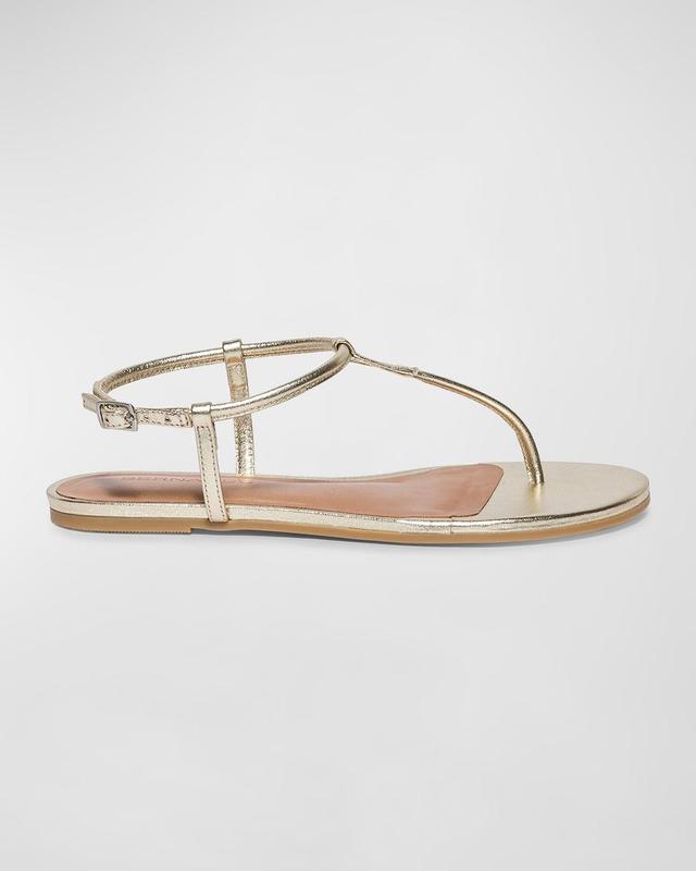 Womens Haven Metallic Leather Thong Sandals Product Image