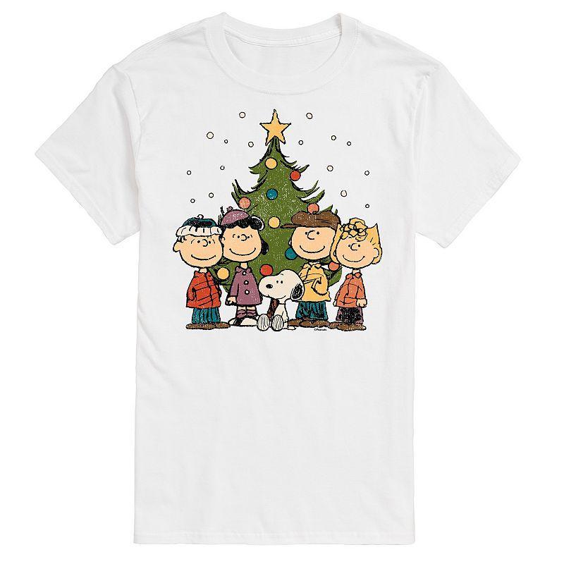 Mens Peanuts Christmas Group Tee Product Image