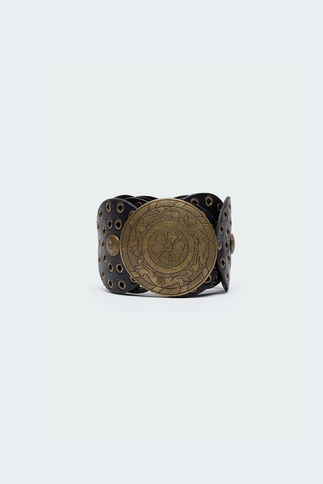 Faux Leather Western Disc Belt Product Image