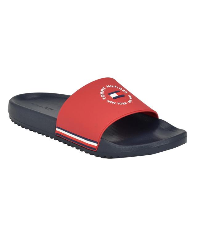 Tommy Hilfiger Mens Ratri Branded Classic Pool Slides Product Image