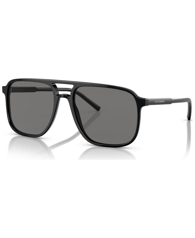 Dolce & Gabbana Men's Dg4423 Polarized Sunglasses, Grey, Large Product Image